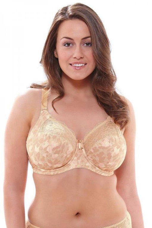 Elomi Underwired Banded BRA   Morgan   Toasted Almond