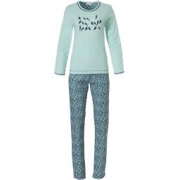 Pastunette Turquoise Birds Pyjamas Close up.jpg