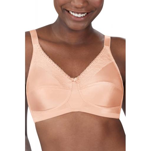 Amoena Mastectomy Pocketed/Soft Cup BRA Nancy Rose Nude
