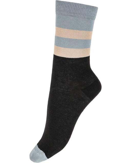 Pretty Polly Top Stripe Socks Blue.jpg