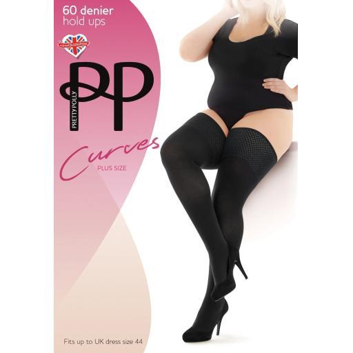 Pretty Polly Curves HOLD UPS   60 Denier   Black